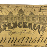 Henry Fisher's 1869 Penmanship Practice with Great Word Combinations!