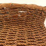 Large Penobscot Splint Ash and Sweetgrass Handled Basket Vase Presumed by Flo Shay