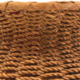 Large Penobscot Splint Ash and Sweetgrass Handled Basket Vase Presumed by Flo Shay