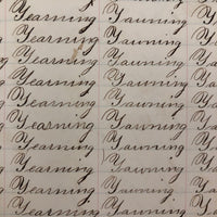 Henry Fisher's 1869 Penmanship Practice with Great Word Combinations!