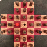 Old Lubbers and Bell Puzzle-Peg Game