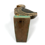 Expressionistically Painted Duck Folk Art Doorstop, c. 1930s