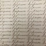 Henry Fisher's 1869 Penmanship Practice with Great Word Combinations!