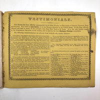 Henry Fisher's 1869 Penmanship Practice with Great Word Combinations!