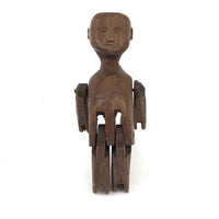 Curious Old Hand-carved Jointed Man (Missing Limbs!)