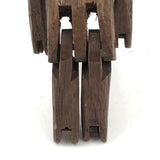 Curious Old Hand-carved Jointed Man (Missing Limbs!)