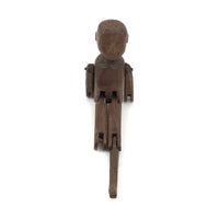 Curious Old Hand-carved Jointed Man (Missing Limbs!)