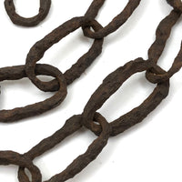 Beautifully Eroded Old Hand-forged Iron Chain