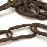 Beautifully Eroded Old Hand-forged Iron Chain