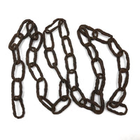 Beautifully Eroded Old Hand-forged Iron Chain