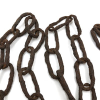 Beautifully Eroded Old Hand-forged Iron Chain