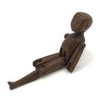 Curious Old Hand-carved Jointed Man (Missing Limbs!)