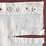 Early 20th Century Dutch School Sampler with Seam and Button Work