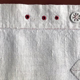 Early 20th Century Dutch School Sampler with Seam and Button Work