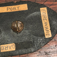 Handmade Wooden Nautical Dial (for Teaching Sailing?)