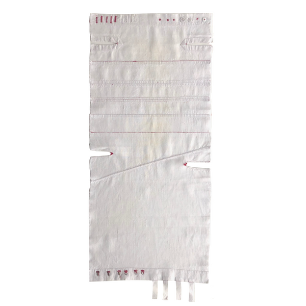 Early 20th Century Dutch School Sampler with Seam and Button Work