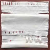 Early 20th Century Dutch School Sampler with Seam and Button Work