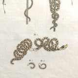 Bertuch "Nais Serpentina" Late 18th C Hand-colored Copper Engraving