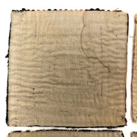 Pretty, Old Hand-stitched Log Cabin Quilt or Pin Cushion Squares - Set of Four