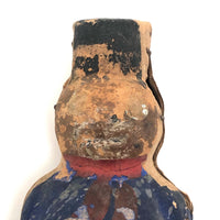Painted Cardboard Candy Container Man, Presumed c. 1920s German