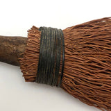 Primitive Straw Brush with Unfinished Wood Handle