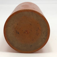 Turned Wooden Cylindrical Box with Dome Lid and Reddish Stain