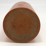 Turned Wooden Cylindrical Box with Dome Lid and Reddish Stain