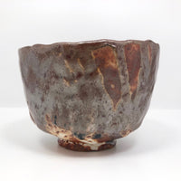 Hand-formed Shino-glazed Footed Bowl
