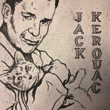 Jack Kerouac with Cat, Lowell Massachusetts, Vintage Print by Vassilios Giavis