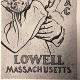 Jack Kerouac with Cat, Lowell Massachusetts, Vintage Print by Vassilios Giavis