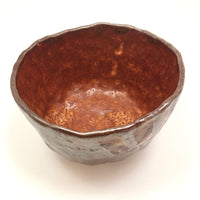 Hand-formed Shino-glazed Footed Bowl