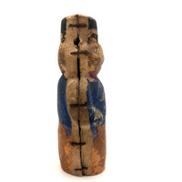 Painted Cardboard Candy Container Man, Presumed c. 1920s German