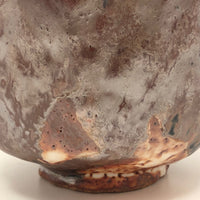 Hand-formed Shino-glazed Footed Bowl