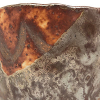Hand-formed Shino-glazed Footed Bowl