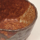Hand-formed Shino-glazed Footed Bowl