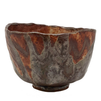 Hand-formed Shino-glazed Footed Bowl