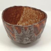 Hand-formed Shino-glazed Footed Bowl