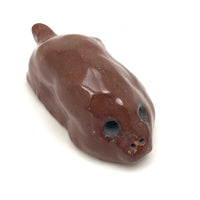 Charming Pottery Mouse and Mole - A Pair