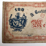 19th Century Public School Certificates of Merit