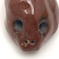Charming Pottery Mouse and Mole - A Pair