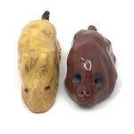Charming Pottery Mouse and Mole - A Pair