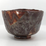 Hand-formed Shino-glazed Footed Bowl