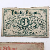 19th Century Public School Certificates of Merit
