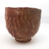 Hand-formed Shino Glazed Tea Bowl or Chawan