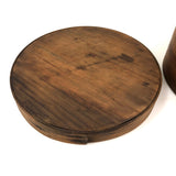 Antique 8 Inch Bentwood Pantry Box with Original Dry Wood Patina