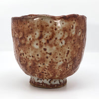 Hand-formed Shino Glazed Tea Bowl or Chawan