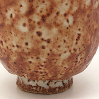 Hand-formed Shino Glazed Tea Bowl or Chawan