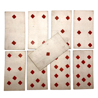 Nine Diamonds, Antique Playing Cards, Presumed Belgian, Late 18th C.