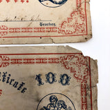 19th Century Public School Certificates of Merit