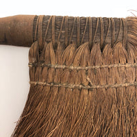 Primitive Handmade Whisk-type Brush with Wire Wrapped Wood Handle - Reserved for J.L